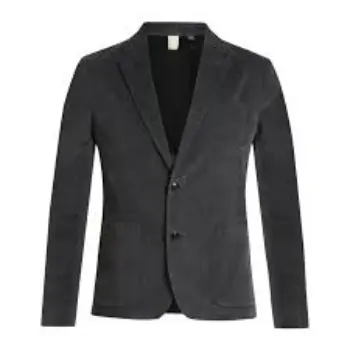 Ted Baker Grey Two Buttoned Velvet Blazer 